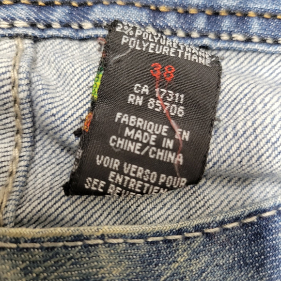 Buffalo David Bitton Jeans Straight Kasey Men's Size 38/33 - Picture 8 of 10